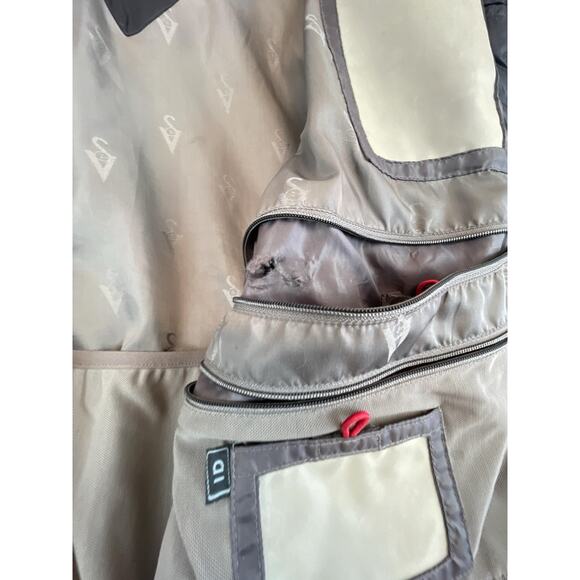 SCOTTeVEST Black Quilted Puffer Jacket Travel Tech Coat L / Multi-Pocket Utility - Picture 3 of 9